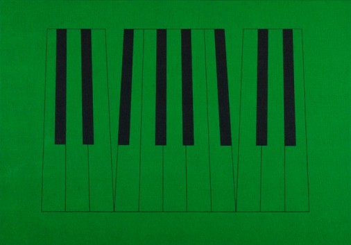 Green Accordion Keyboard