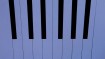 Blue Accordion Keyboard