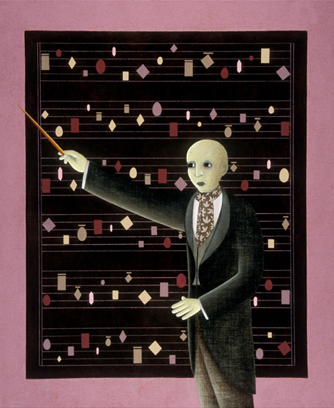 Musical Figurative Painting by Orlando Leibovitz